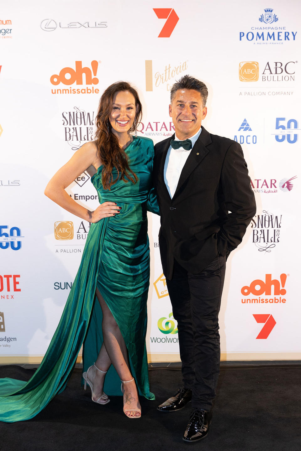 Jamie Durie and his fiancée Ameka Foster 