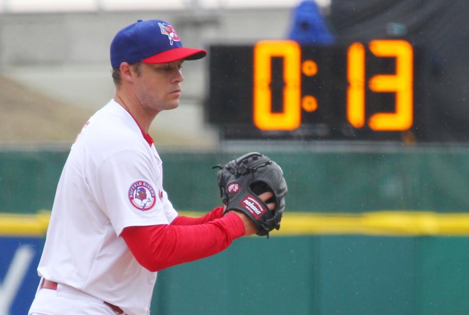 A pitch clock will be used during 2019 MLB spring training. (AP)