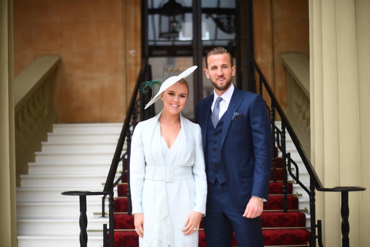 Harry Kane says he feels lucky to have found love at such a young age (Getty Images)