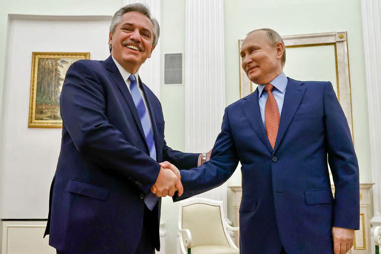 Putin y Fernández se reunieron en febrero, antes de la invasión a Ucrania