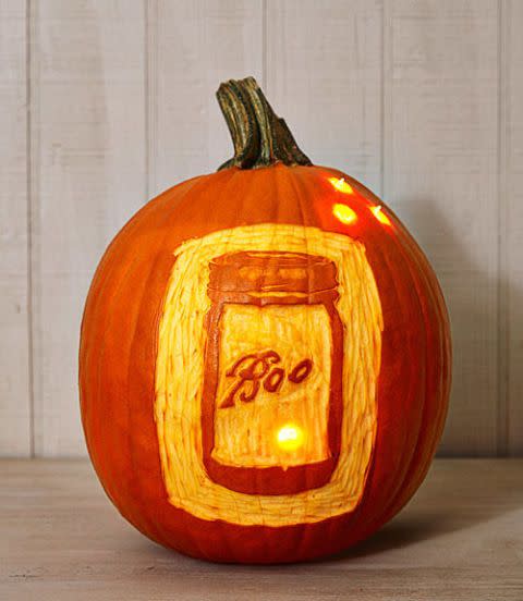 45) Jar of Fireflies Pumpkin