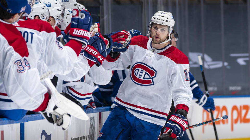 Josh Anderson was a force in his debut with the Montreal Canadiens. (Photo by Mark Blinch/NHLI via Getty Images)