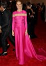 Celebrities in neon fashion: Gwyneth Paltrow wore neon to the <a href="http://uk.lifestyle.yahoo.com/photos/met-ball-2013-red-carpet-fashion-slideshow/" data-ylk="slk:Met Gala;elm:context_link;itc:0;sec:content-canvas;outcm:mb_qualified_link;_E:mb_qualified_link;ct:story;" class="link  yahoo-link">Met Gala</a>.<br><br>[Rex]