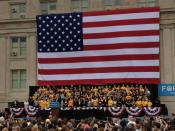 VP Biden at Iowa City rally -- big applause, cheers -- says "America is on the rise!" - <a href="https://twitter.com/OKnox" rel="nofollow noopener" target="_blank" data-ylk="slk:@OKnox;elm:context_link;itc:0;sec:content-canvas" class="link ">@OKnox</a>, via Twitter