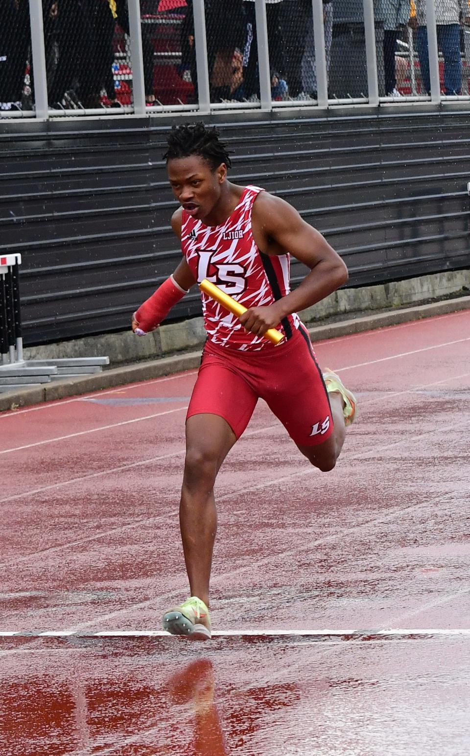 Koy Beasley of La Salle is one of the area's top returning sprinters.