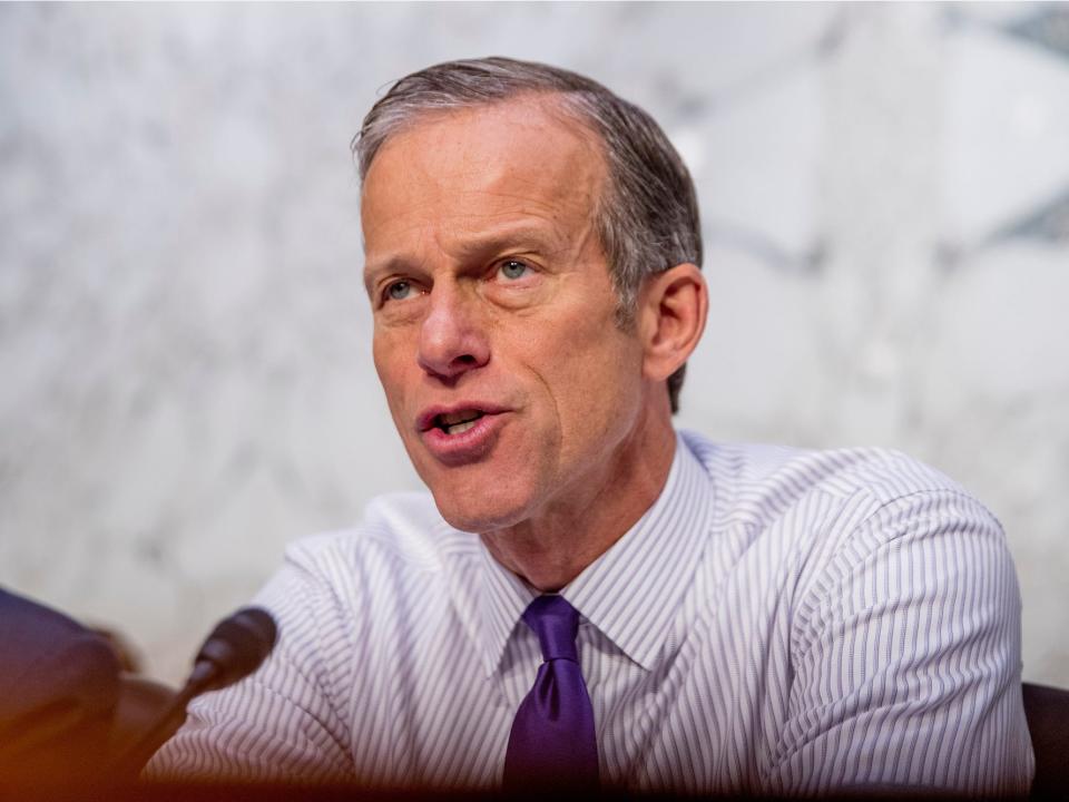 Sen. John Thune in October 2019.