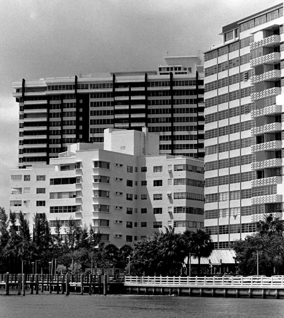 Belle Isle condominium off Venetian Causeway in 1980.