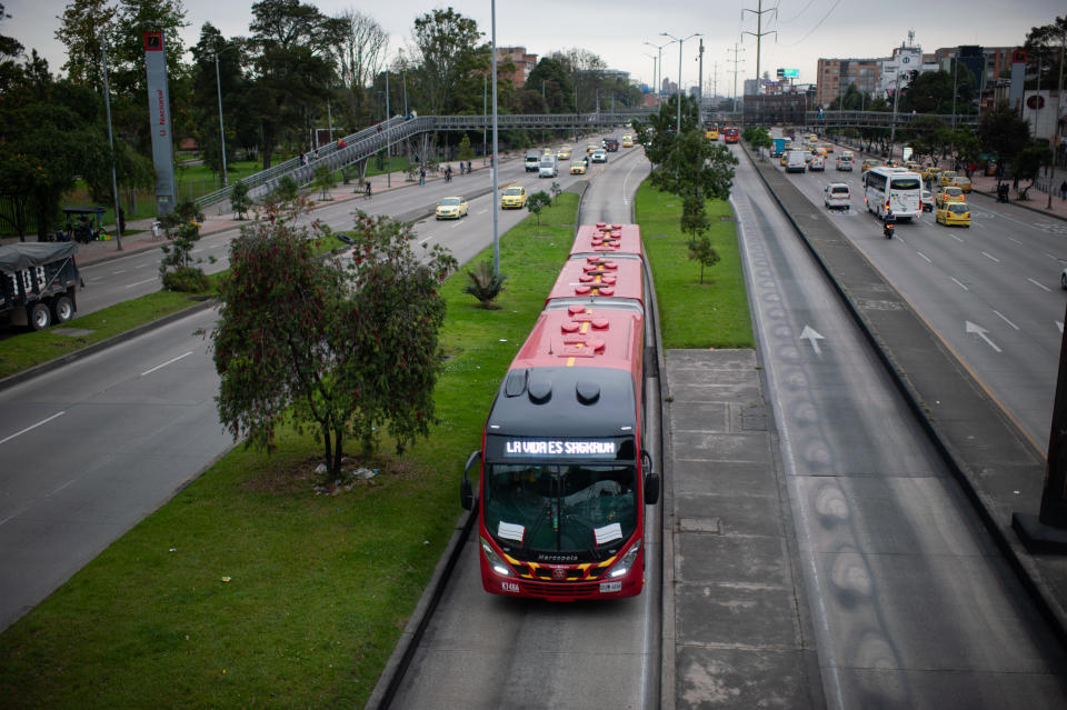 哥倫比亞的BRT系統。