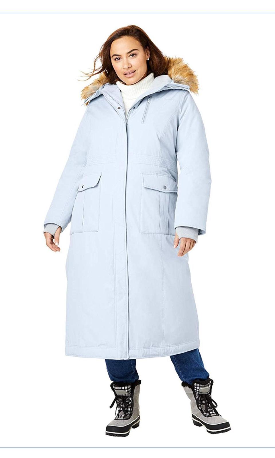 The Arctic Parka in Extra Long Length Coat