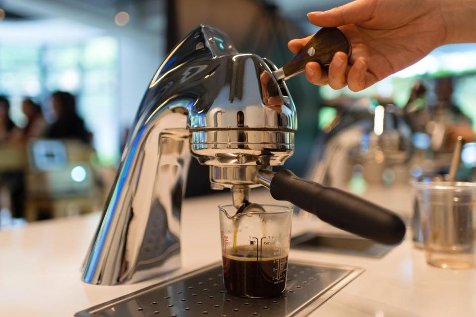 店內使用的ModBar義式咖啡沖煮系統是亞洲咖啡店首見。
