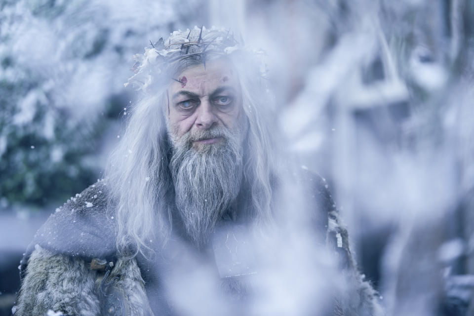 Andy Serkis as the Ghost of Christmas Past in BBC One's <i>A Christmas Carol</i>. (BBC/Scott Free/FX Networks/Robert Viglasky)