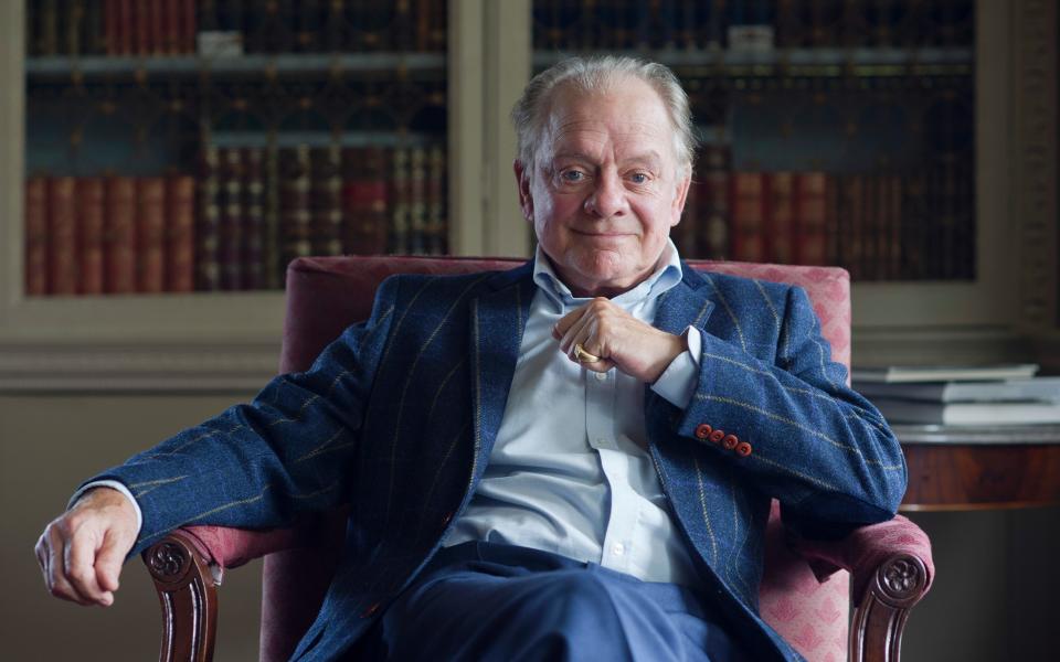 Sir David Jason, best known for playing Del Boy and Inspector Jack Frost, won the stage and screen category, which was voted for by Telegraph readers -  David Rose