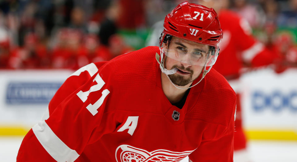 Dylan Larkin is one of the better Fantasy Hockey bargains. (Photo by Scott Grau/Icon Sportswire via Getty Images)