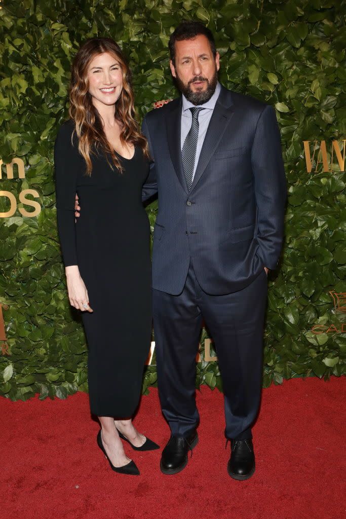 new york, new york   november 28 jackie sandler and adam sandler attend the 2022 gotham awards at cipriani wall street on november 28, 2022 in new york city photo by udo salterspatrick mcmullan via getty images