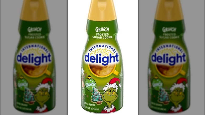 International Delight Grinch Frosted Sugar Cookie creamer 