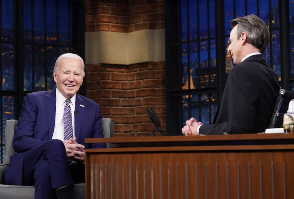 Joe Biden on 'Late Night With Seth Meyers'