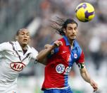 <p>L’actuel 14ème du Championnat de Ligue 1 a une moyenne de 2,68 saisons. Le Stade Malherbe de Caen peut compter sur son latéral Nicolas Seube qui fêtera sa seizième saisons dans le club normand. (Photo: AP) </p>