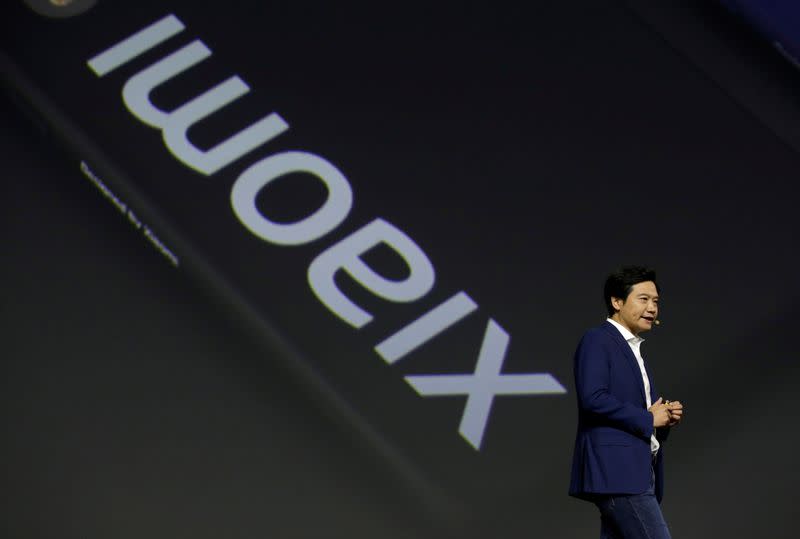 FILE PHOTO: Xiaomi founder and CEO Lei Jun attends a launch ceremony of the flagship phone Xiaomi Mi 9 in Beijing