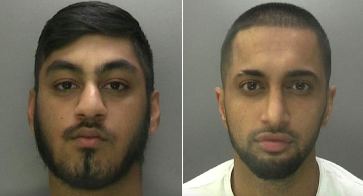 <em>Zohaib Khalid and Mohammed Irfan Butt have been jailed after their victim played them at their own game (SWNS)</em>