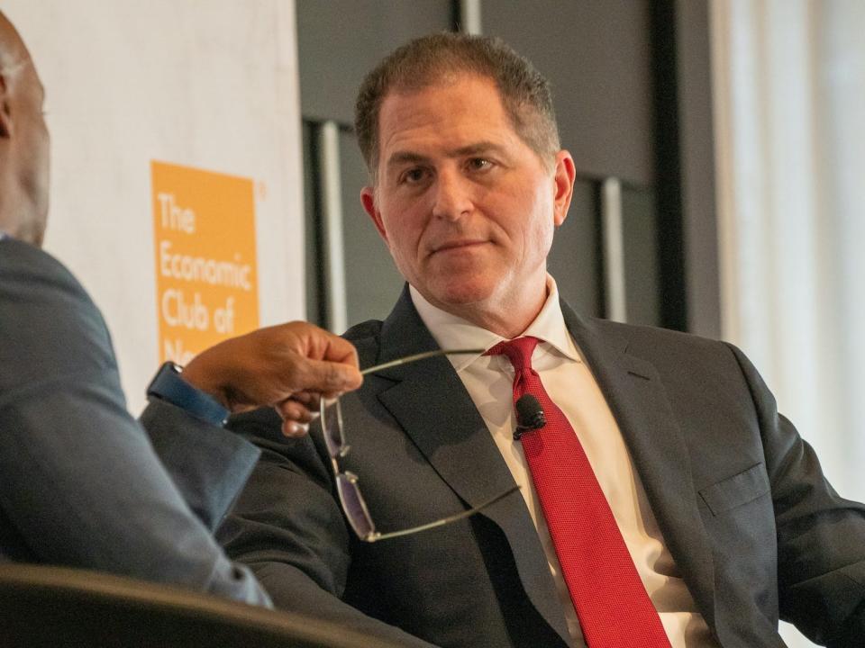 Michael Dell at the Economic Club of New York.