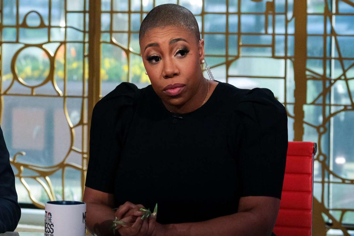 <p>William B. Plowman/NBC via Getty </p> Symone Sanders-Townsend on 