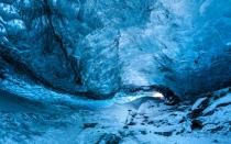 <p>These caves weaving through Vatnajökull glacier are a huge destination for tourists looking for a new kind of vacation memory. These ice tunnels are constantly changing — which is why you need to visit them with an experienced guide — given that the glaciers are always shifting.</p>
