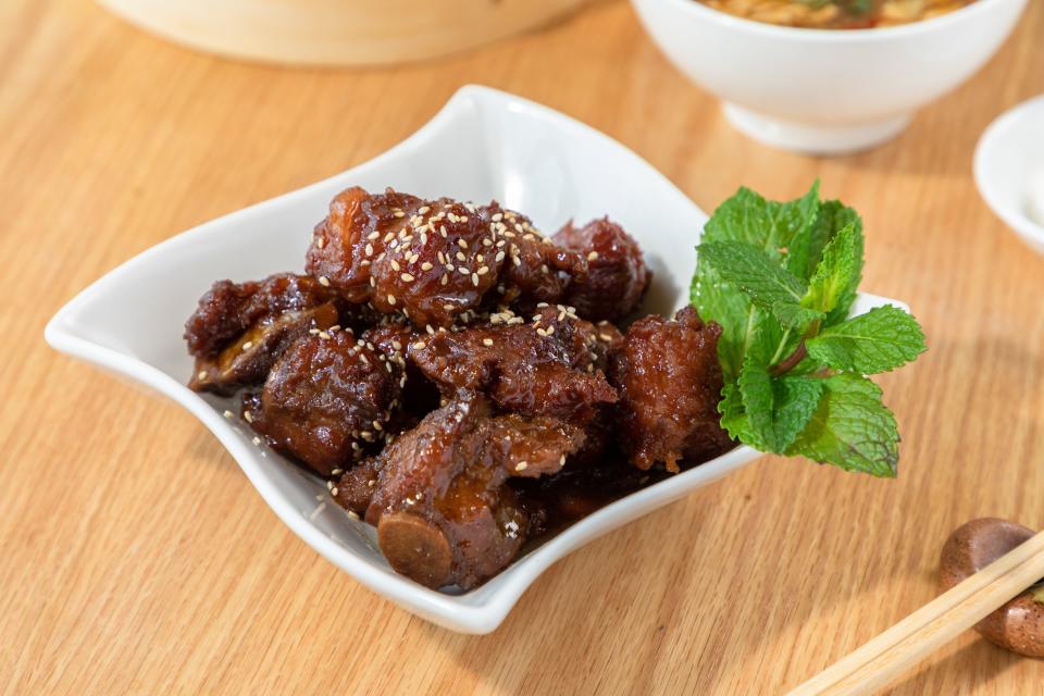 Ugly Dumpling's Sweet & Sour Baby Back Ribs.