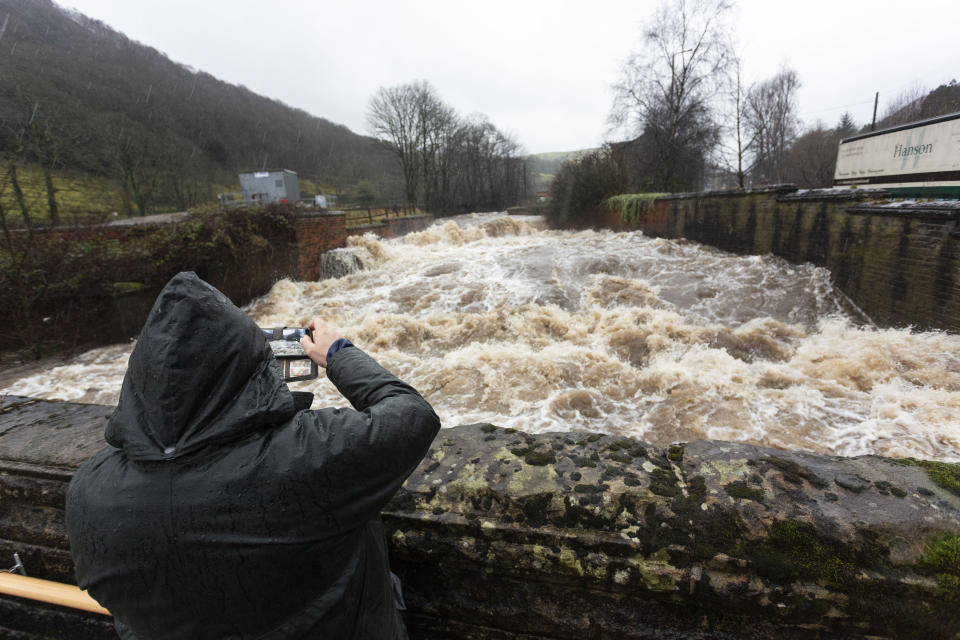Flood warnings are in place across the country, with rivers threatening to burst their banks.