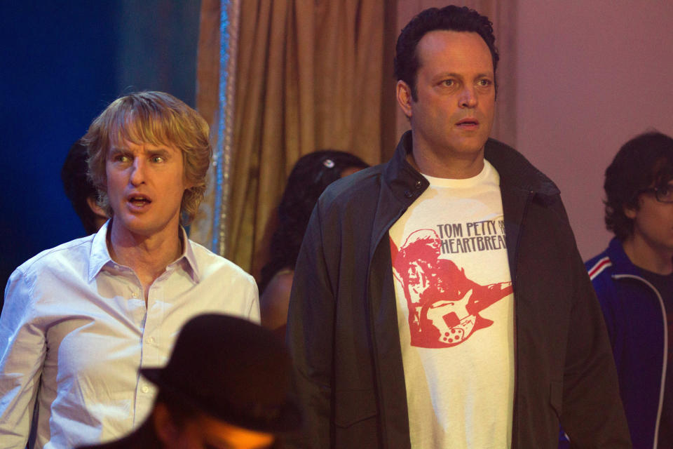  A shocked Owen Wilson and Vince Vaughn in "The Internship"
