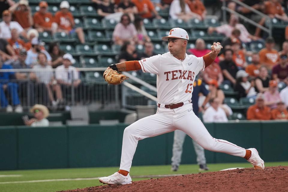 As expected, this has been a big season for Lucas Gordon. Texas' left-handed ace earned Big 12 pitcher of the year honors and has been the team's go-to for the opening game of weekend series. That's no different for this weekend's Stanford super regional that starts on Saturday.
