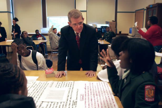 Thomas Payzant, former superintendent of the Boston schools, oversaw years of continuous improvement in academic performance. (Janet Knott/Getty Images)