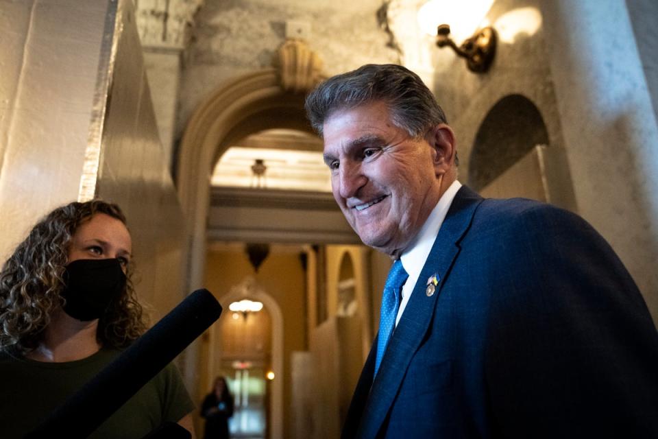 Sen. Joe Manchin (D-WV) was instrumental in passage of the legislation. (Getty Images)