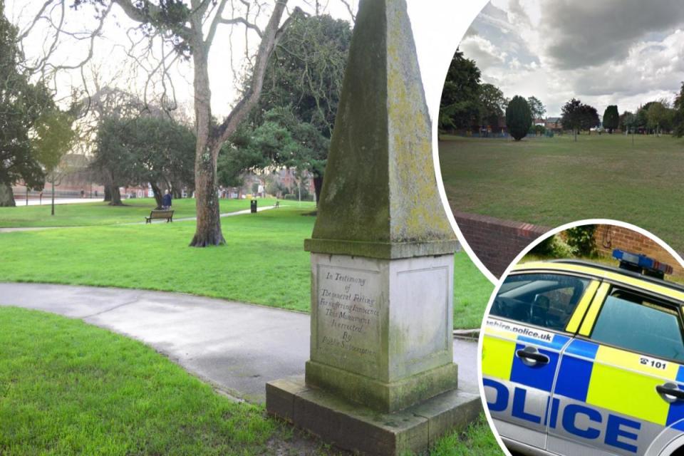 An investigation has been launched after the alleged incident in Church Litten, Newport. <i>(Image: Isle of Wight County Press/Google Maps.)</i>