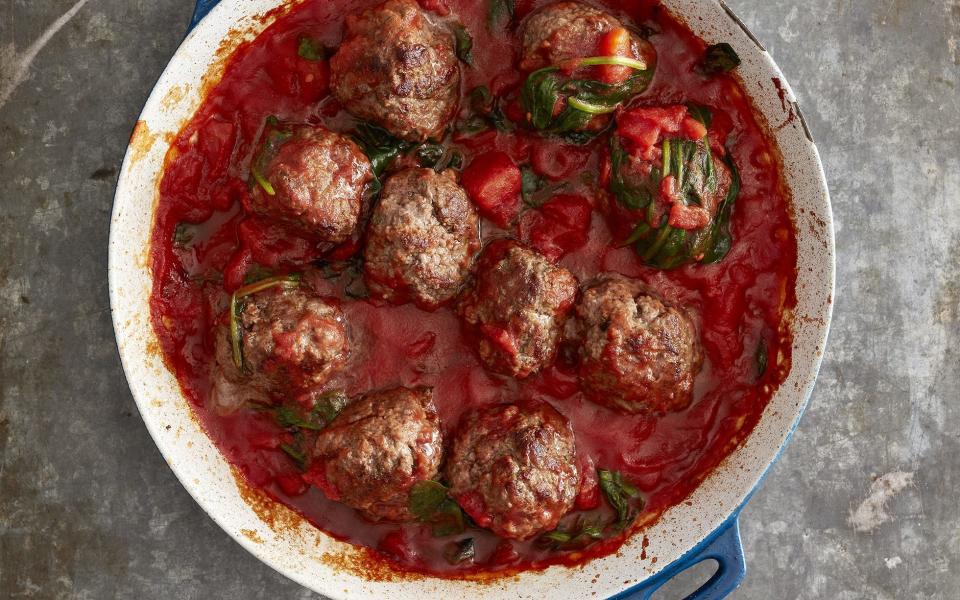 Beef meatballs - Credit: ANDREW TWORT & ANNIE HUDSON