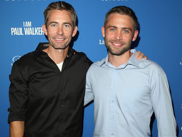 <p>Jesse Grant/Getty</p> Caleb Walker and Cody Walker attend the Paramount Network World Premiere of "I Am Paul Walker" on August 7, 2018 in West Hollywood, California