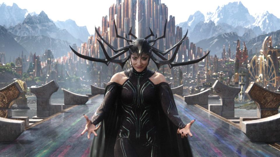 Cate Blanchett as Hela in Thor: Ragnarok