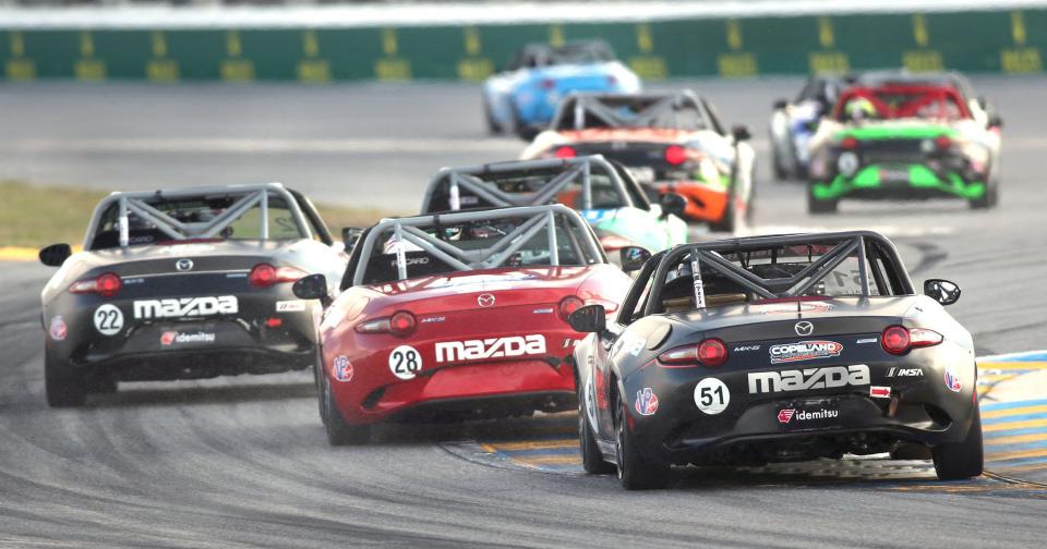 The MX-5 Cup races delivered two classic finishes a year ago as part of the Rolex 24 at Daytona week.