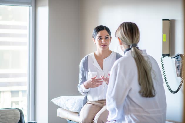 Talk to your doctor if your pain and/or bleeding is bothering you. (Photo: FatCamera via Getty Images)