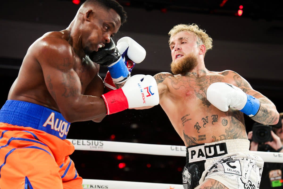 Jake Paul made very light work of Andre August in Orlando on Friday night (USA TODAY Sports via Reuters Con)