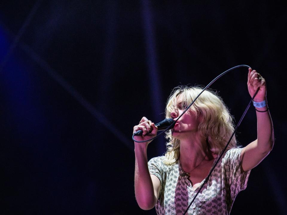 Wolf Alice’s Ellie Rowsell performing in 2019 (AFP via Getty Images)