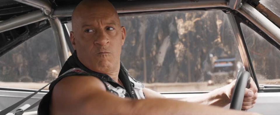 vin diesel, fast x trailer