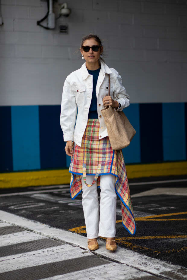 <p>On the street at New York Fashion Week Fall 2020. </p>