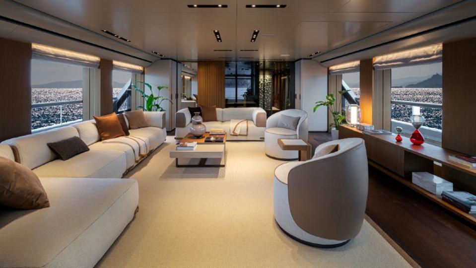 The new Baglietto T52 is the first of the 171-foot series. 