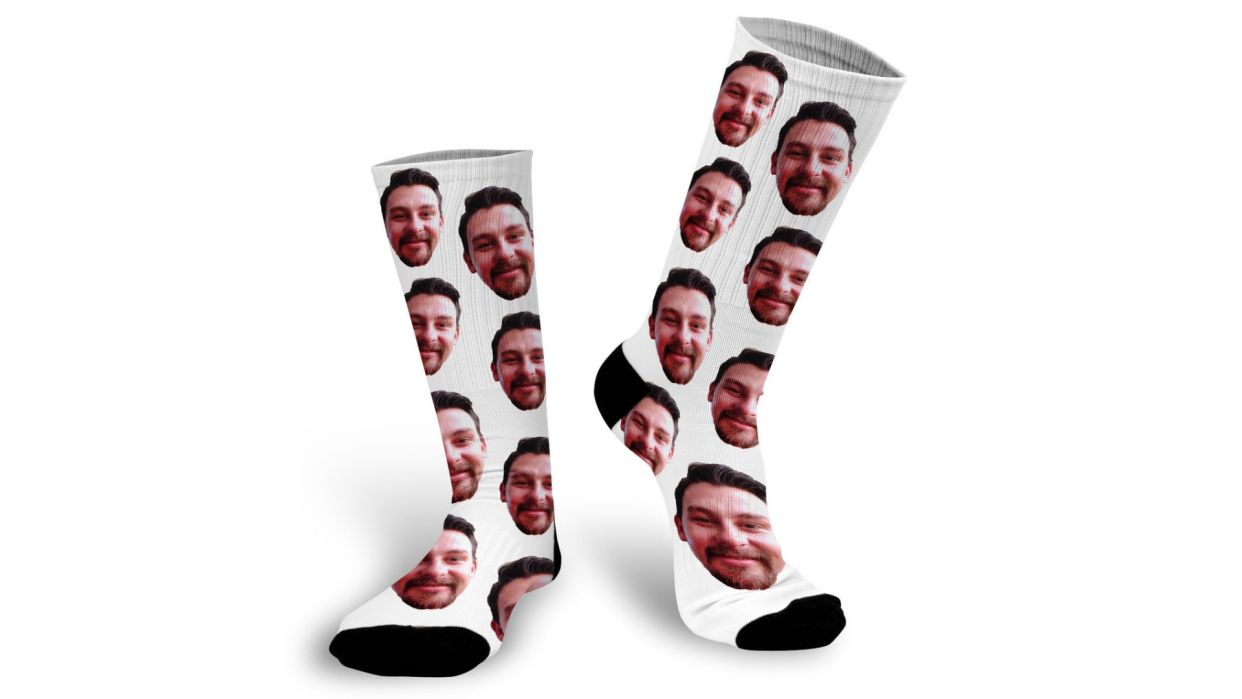 Best photo gifts: Custom Photo Socks