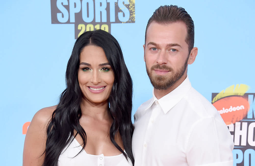 Nikki Bella, Artem Chigvintsev credit:Bang Showbiz