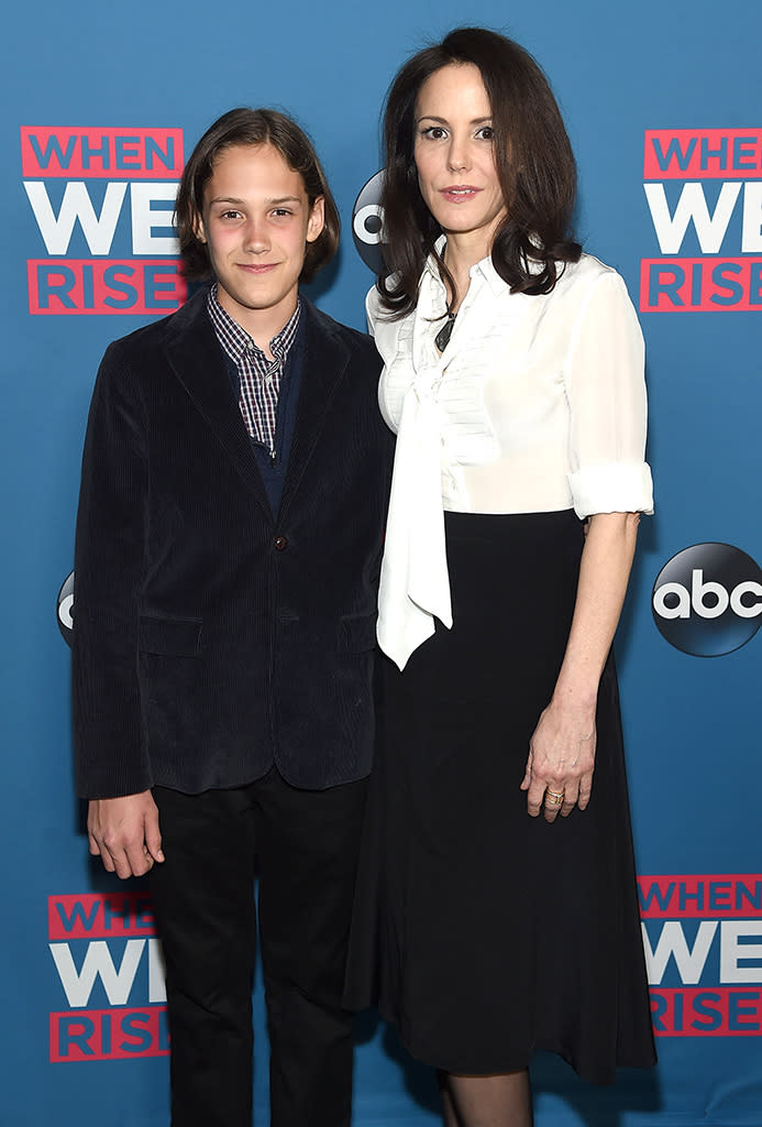 Mary-Louise Parker Brings 13-Year-Old Son, William, as Date to 'When We  Rise' Screening