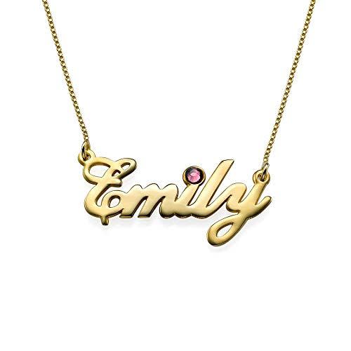 Personalized Necklace with Birthstone