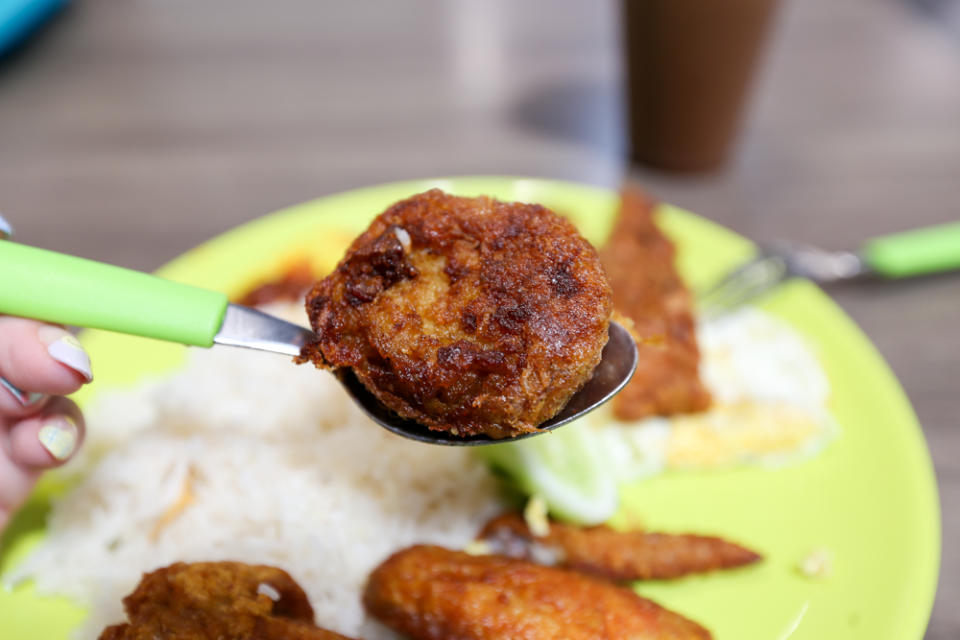 D Authentic Nasi Lemak - begedel