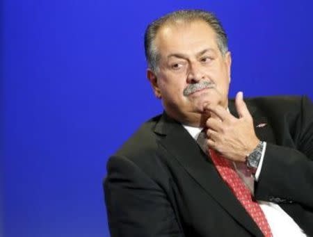 Dow Chemical CEO Andrew Liveris participates in a business leaders panel discussion as part of the U.S.-Africa Business Forum in Washington, in this August 5, 2014 file photo. REUTERS/Jonathan Ernst/Files