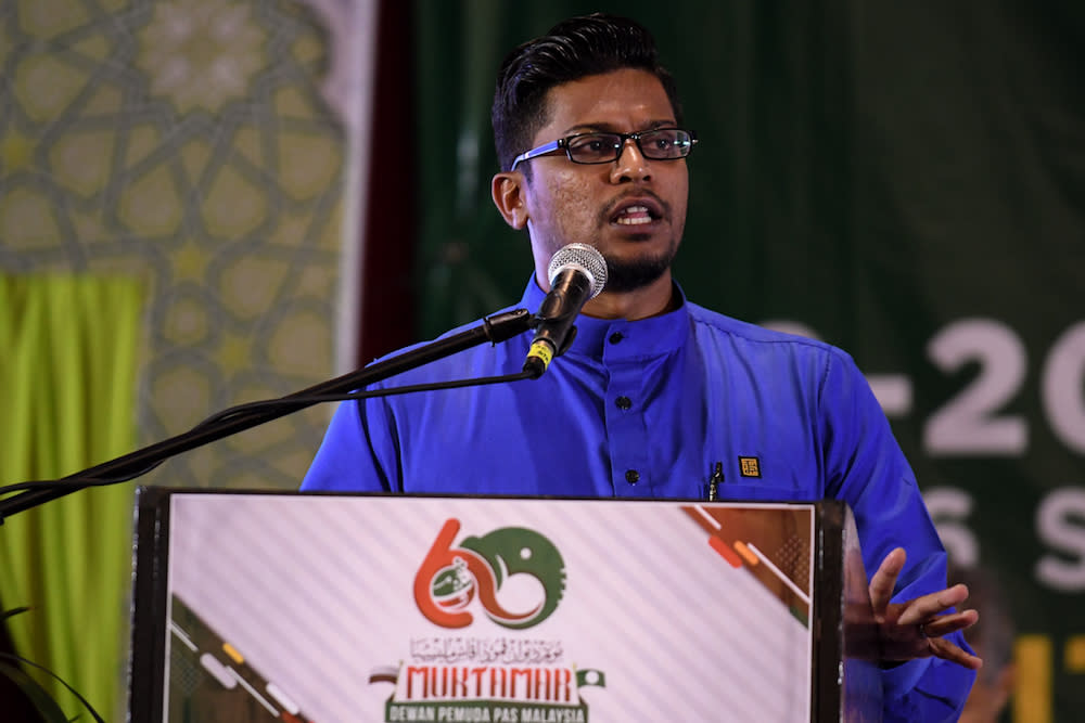 Zamri Vinoth, who converted to Islam, is a known follower of controversial Muslim preacher Dr Zakir Naik, who is wanted in his native home country of India for money laundering and hate speech charges. — Picture by Ahmad Zamzahuri